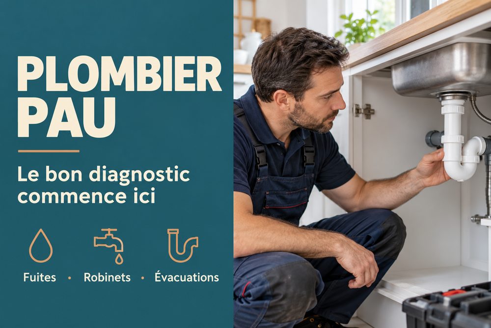Plombier Pau : le bon diagnostic commence ici — fuites, robinets et évacuations